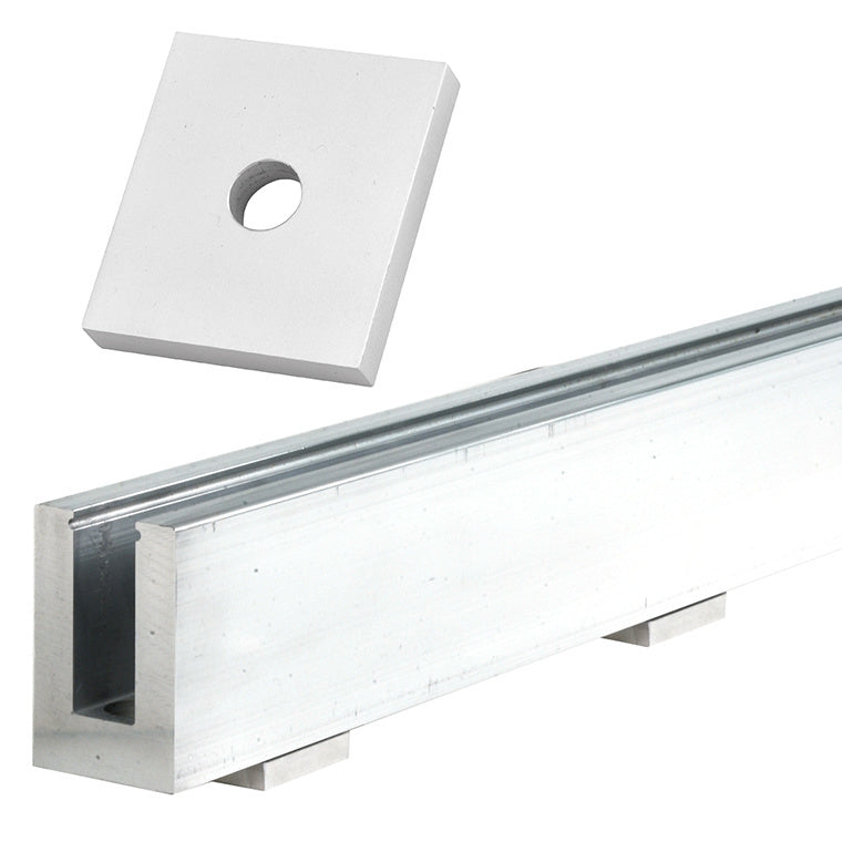 CRL Aluminum Drain Block for B7S Base Shoe - 10/Pk