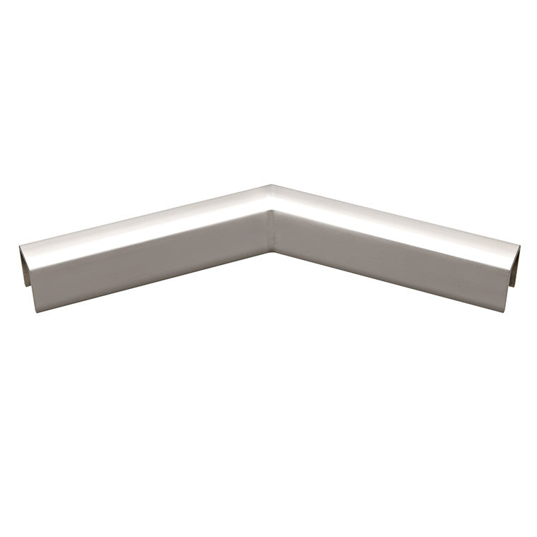 CRL 11 Gauge 135 Degree Horizontal Corner for 1/2" Glass Low Profile Cap Rail