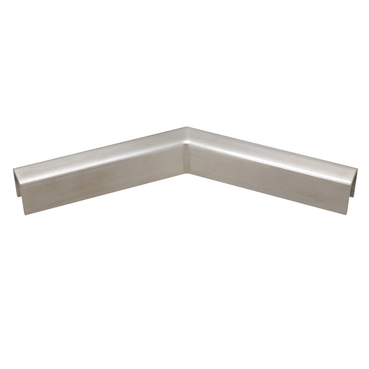 CRL 11 Gauge 135 Degree Horizontal Corner for 1/2" Glass Low Profile Cap Rail