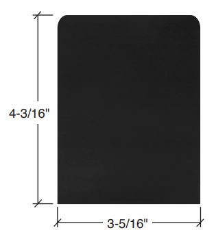 End Cap For A5M Achieve Base Shoe