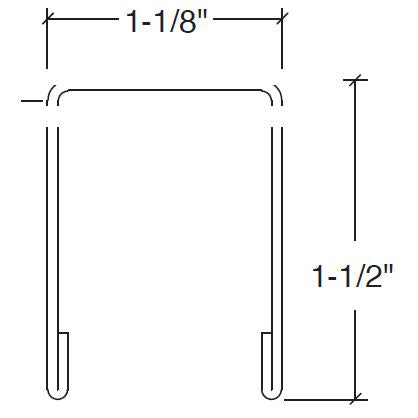 U-Shaped Edge Protector Top Cap For Railing/Windscreen