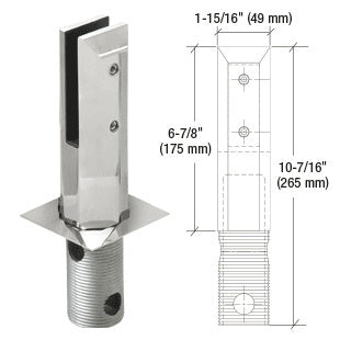 CRL Core Mount Friction Fit Square Spigot