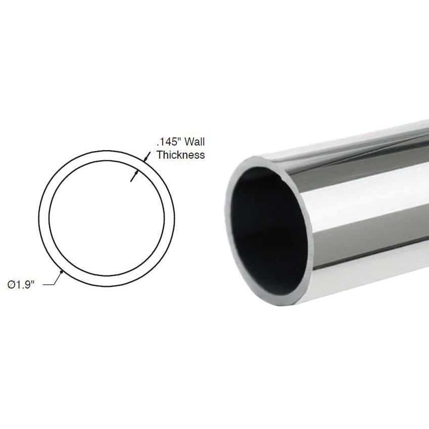 1.9" O.D. Pipe Rail 240" Long