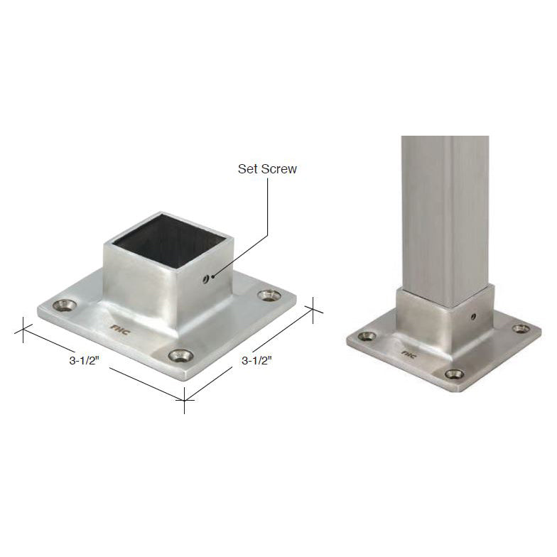 Square Full Flange 1-1/2"