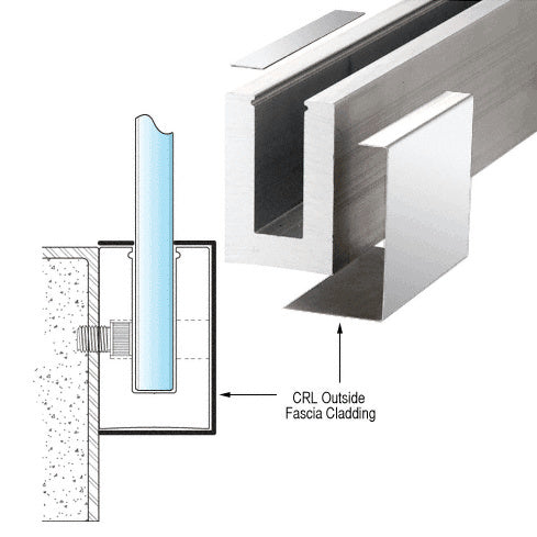 CRL 120" Outside Fascia Cladding for CRL's Laminated Base Shoe - L56S Series