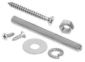 CRL Replacement Screw Packs for Bar Mount Foot Railing Brackets