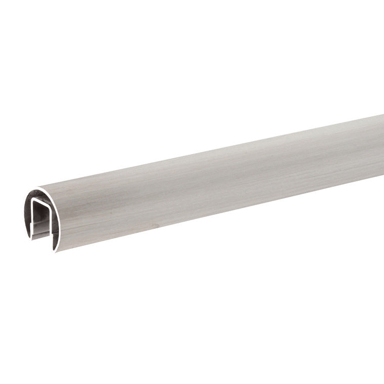 CRL 304 Grade Stainless 1-1/2" Premium Cap Rail for 1/2" Glass - 168"
