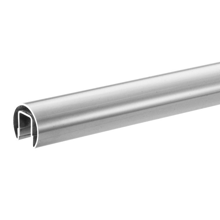 CRL Stainless 1.66" Premium Cap Rail for 1/2" Glass - 120"