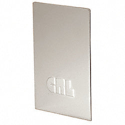 CRL Polished Stainless Grade 304 End Caps for B6S Series Square Base Shoe