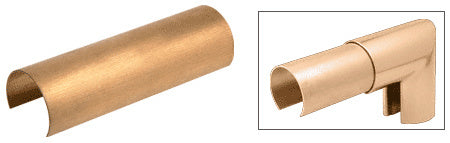 CRL 2-1/2" Connector Sleeve for Cap Railing, Cap Rail Corner, and Hand Railing