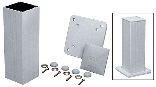 CRL Standard 4" x 4" Surface Mount 48" Long Post Kit
