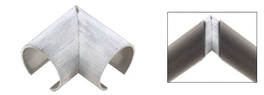 CRL 90 Degree Corner Horizontal Internal Splice for 2-1/2" Cap Rail