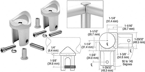 CRL ACRS Corner Post Adaptor