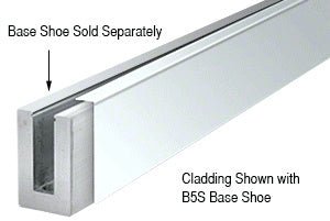 CRL 316 120" Straight Cladding for B5S Series Standard Square Aluminum Base Shoe