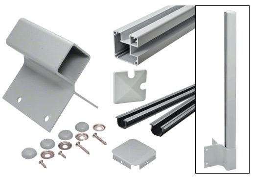 CRL 1100 Series Outiside 90 Degree Fascia Mount Post Kit