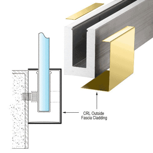 CRL 120" Outside Fascia Cladding for CRL's Laminated Base Shoe - L56S Series