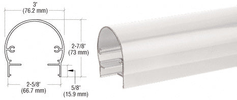 CRL 300 Series 241" Top Rail