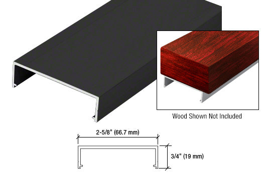CRL Hansen Wood Top Rail 241" Long