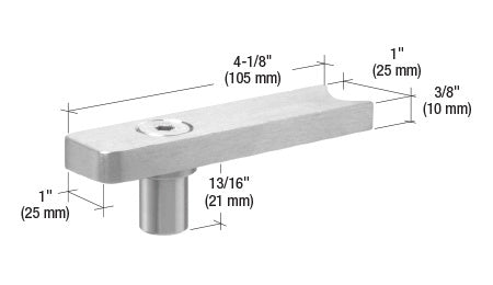 CRL Round Post Mount Gate Pivot