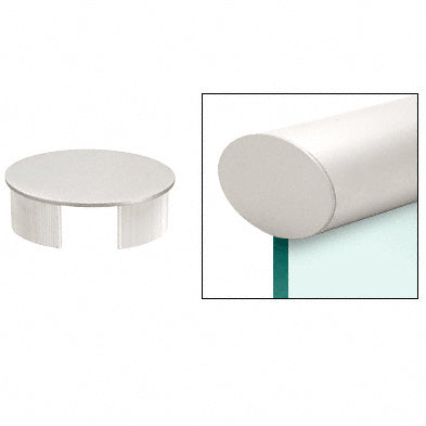 CRL 4" x 2-1/2" Oval End Cap for Cap Railing