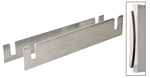 CRL SurfaceMate® Two-Piece Curved Block Set for Fascia Mount Installations