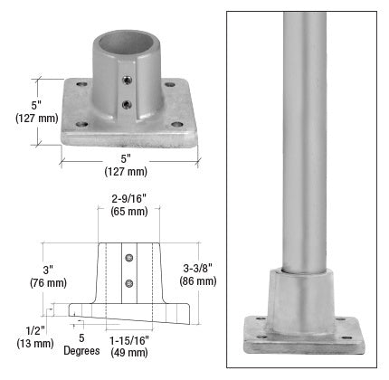 CRL ACRS Ramp Floor Flange