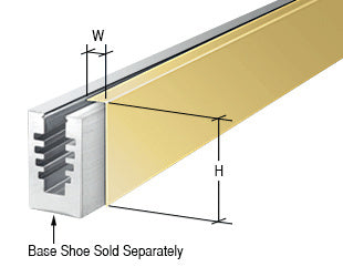 CRL Straight Cladding for B5A Series Surfacemate® Base Shoe