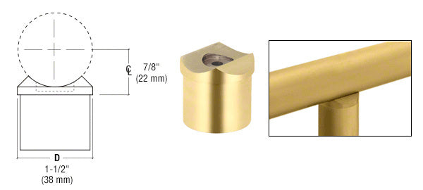 CRL Perpendicular Collar for 1-1/2" Tubing