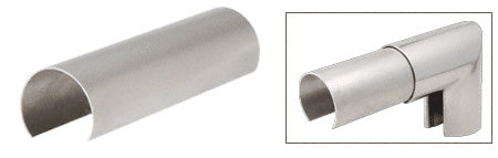 CRL 2" Connector Sleeve for Cap Railing, Cap Rail Corner, and Hand Railing
