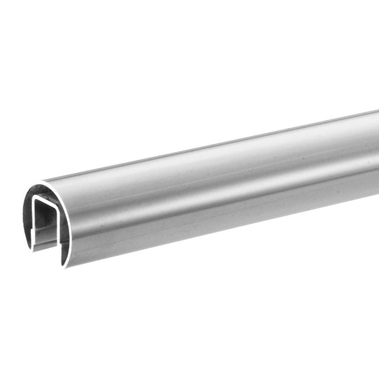 CRL 304 Grade Stainless 2" Premium Cap Rail for 1/2" or 5/8" Glass - 168"