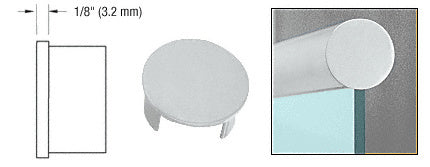 CRL Aluminum End Cap for 1.9" Cap Railing