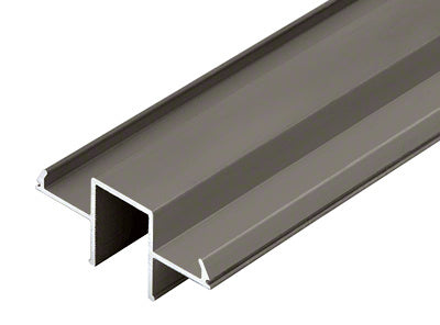 CRL Hansen Wood Top Cap Infill Glass Channel 241" Long