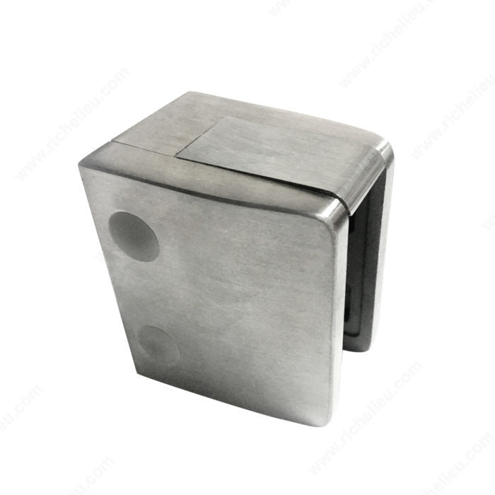 Rectangular Glass Clamp - Flat Post Mount - Model 519