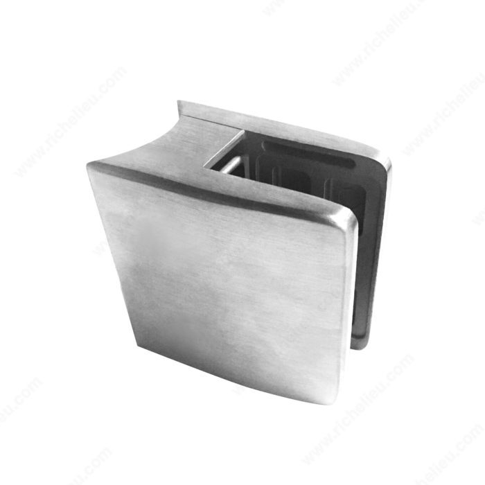 Rectangular Glass Clamp - Round Post Mount - Model 509