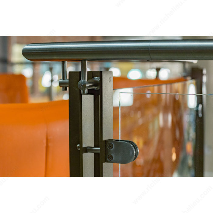 Round Glass Clamp - Flat Post Mount - Model 508