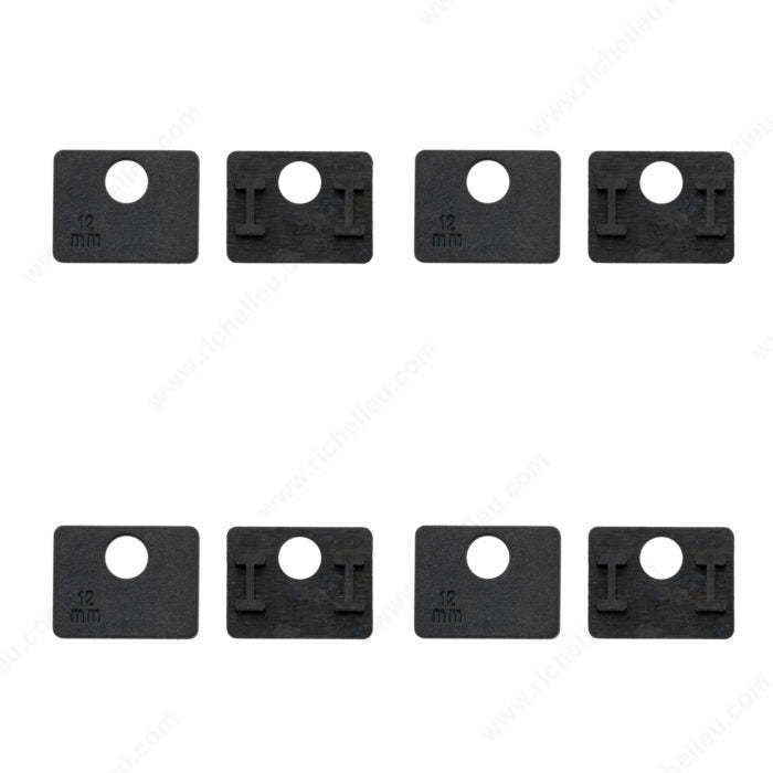 Set of Protective Joints for Square Glass Clamps