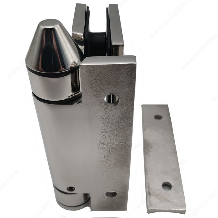 Spring-loaded Adjustable 90° Wall/Post-to-Glass Pool Hinge