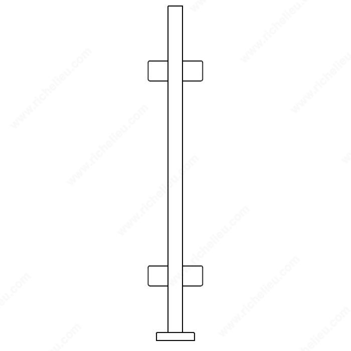 Landing Line Posts - Frameless