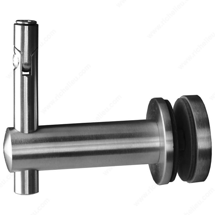 Round Glass Mount Height an Angle Adjustable Bracket