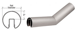 CRL Stainless 32 Degree Lower Incline Corner for 4" Diameter Railing