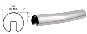 CRL Stainless 4 Degree Lower Incline Corner for 3-1/2" Diameter Railing