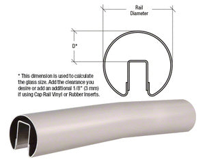 CRL Stainless 4 Degree Upper Incline Corner for 4" Diameter Railing