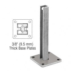CRL Steel Surface Mount Stanchion for up to 72" Barrier Center Post