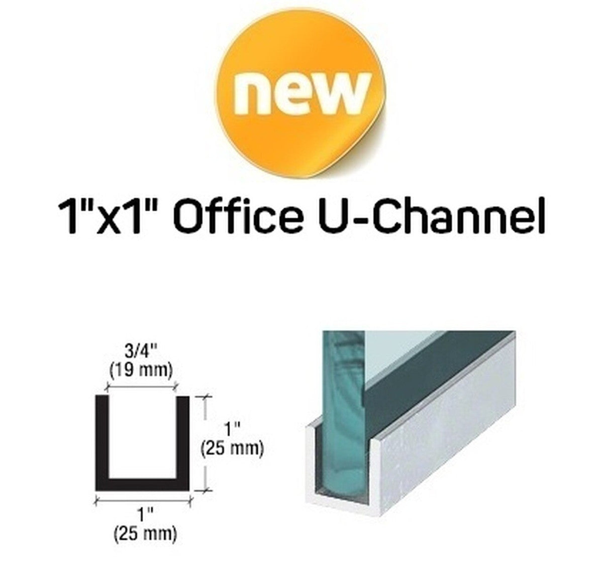 144" Commercial Deep "U" Channel