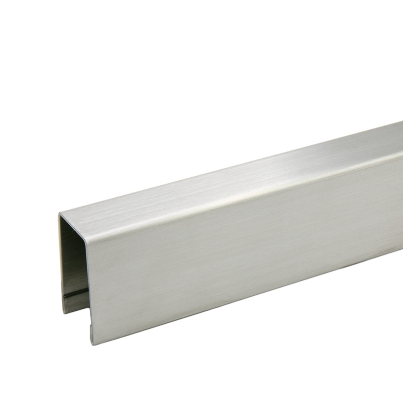 U-Shaped Edge Protector Top Cap For Railing/Windscreen - 120" Length