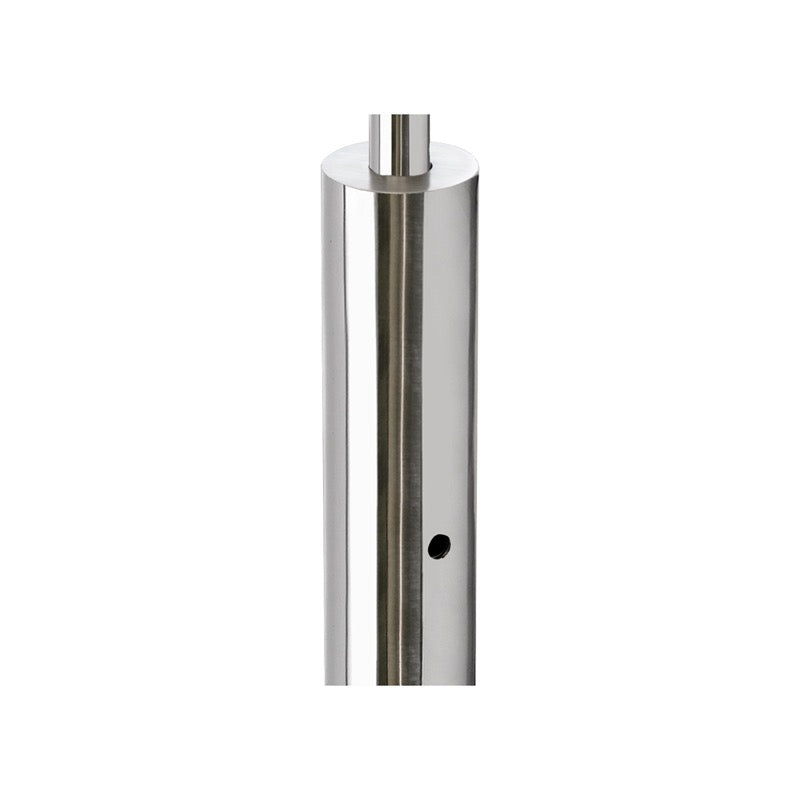 F1 Series Guardrail Post 1.9" Diameter Round 135 Degree - Corner Post