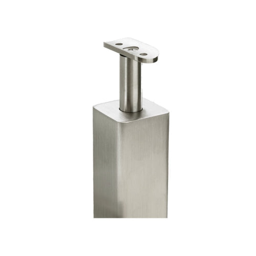 F2 Series Guardrail Post 2" Square Profile 54" Tall Blank Post With Swivel Or Fixed Saddle