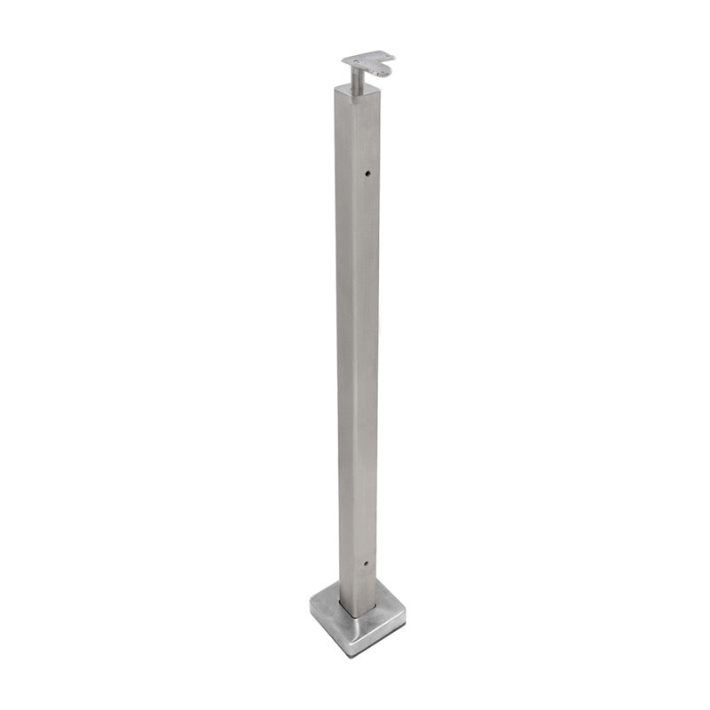 F2 Series Guardrail Post 2" Square Profile 90 Degree - Corner Post