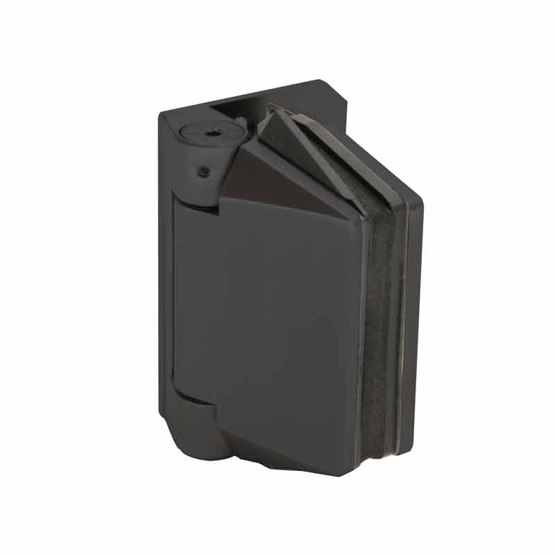Polaris 120 Series Gate Hinge Glass To Wall Or Post For 3/8" To 1/2" Glass