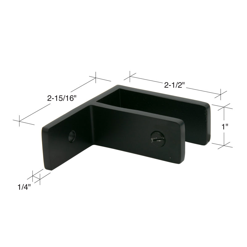Stabilizing Glass Clamp Wall Mount 11/16"-13/16" Glass